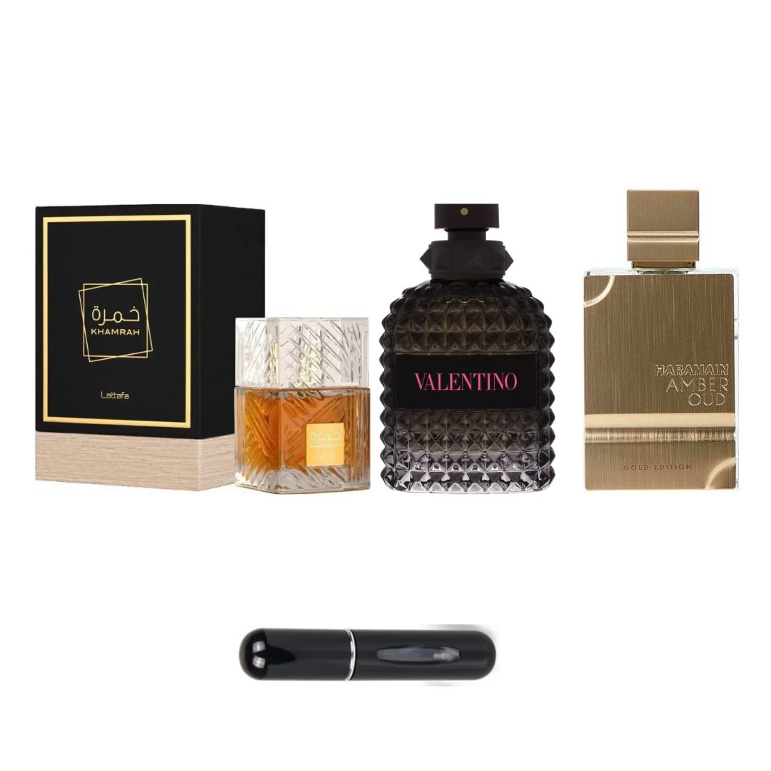 kHAMRAHESTUCHE+VALENTINO+AMBEROUD+PERFUM